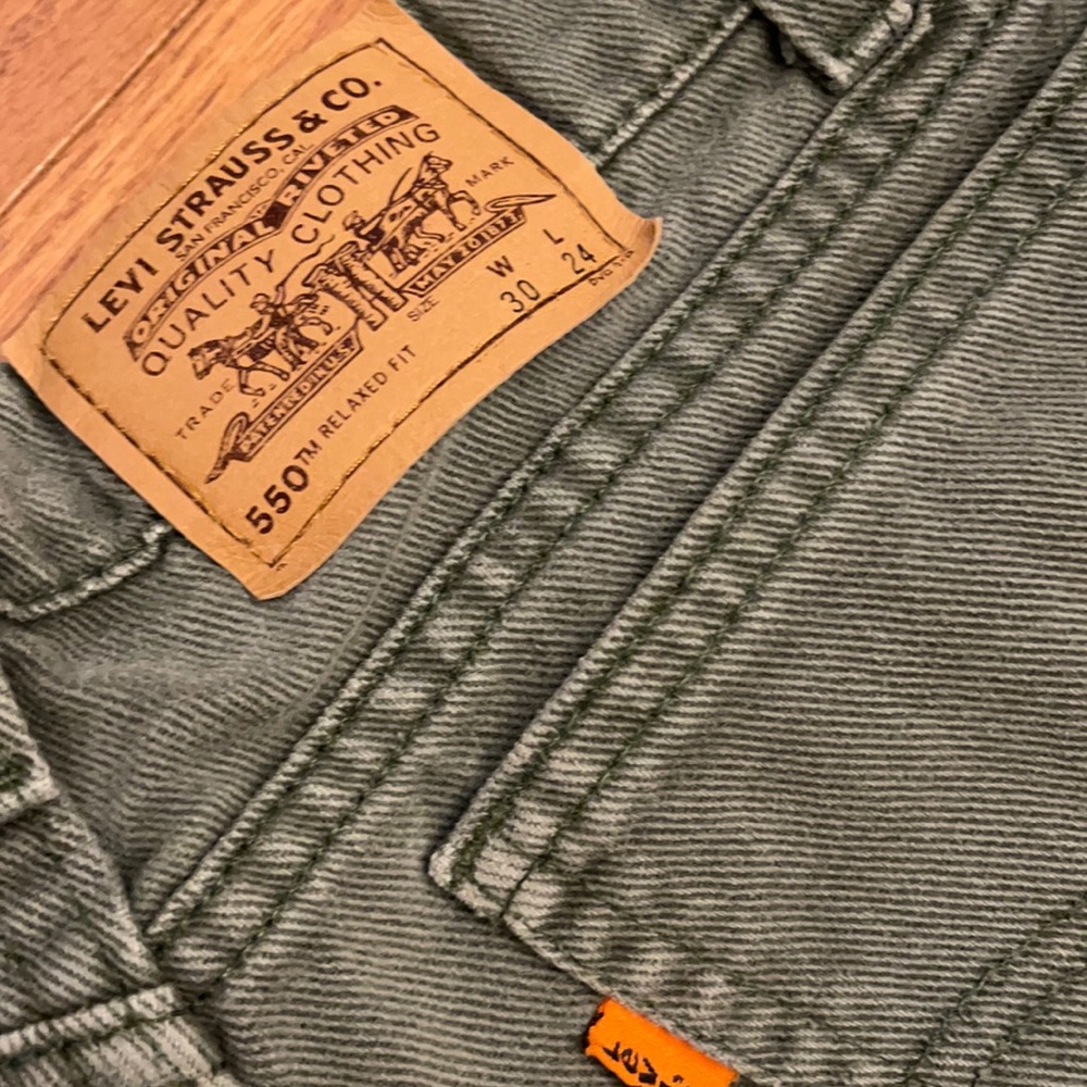 VINTAGE LEVI ORANGE TAG 550